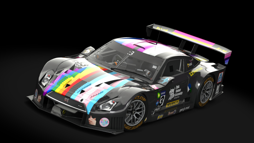 R35 GT500 2013, skin #33 EGA Racing Team