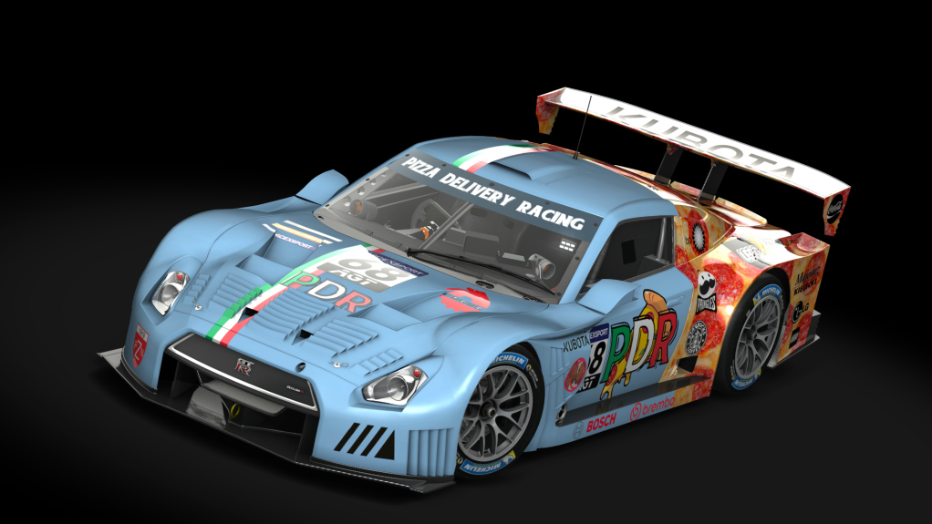 R35 GT500 2013, skin #68 Pizza Delivery Racing